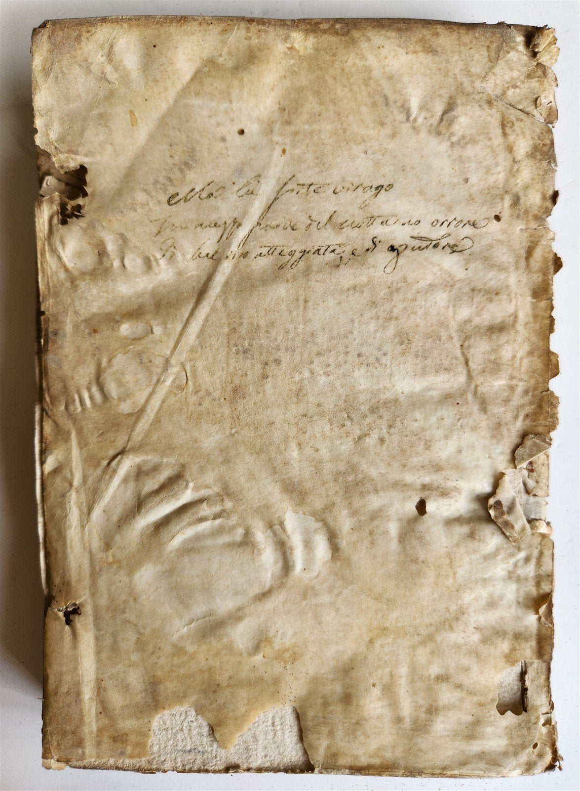 1574 TRATTATO di MESSER SEBASTIANO ERIZZO SIGNED by AUTHOR antique VELLUM BOUND