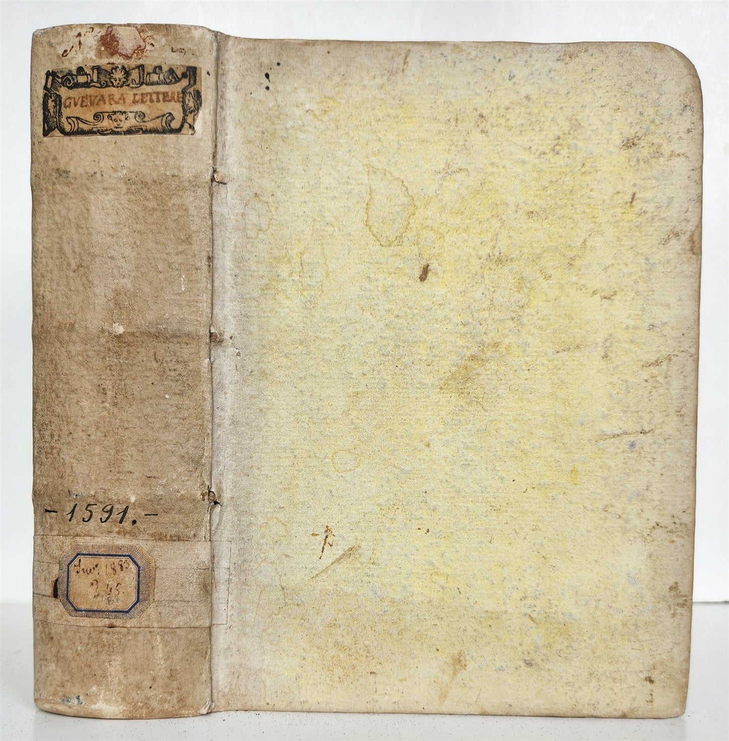 1591 LETTERE DELL'ILL. SIGNOR DON ANTONIO di GUEVARA antique 16th CENTURY