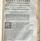 1591 LETTERE DELL'ILL. SIGNOR DON ANTONIO di GUEVARA antique 16th CENTURY