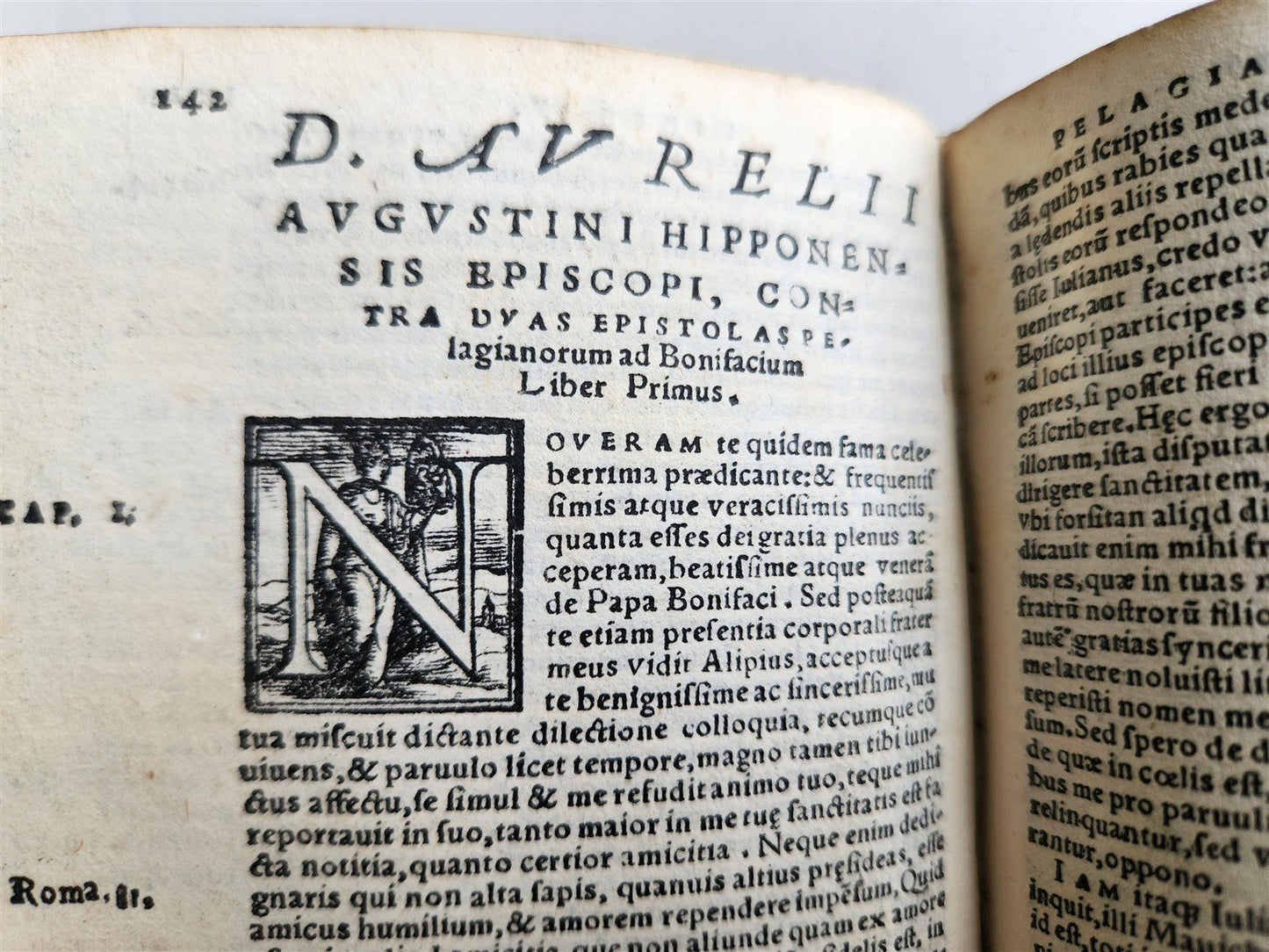1547 D. AURELII AUGUSTINI ECCLESIAE DOCTORIE EXIMII OPUSCOLORUM antique VELLUM