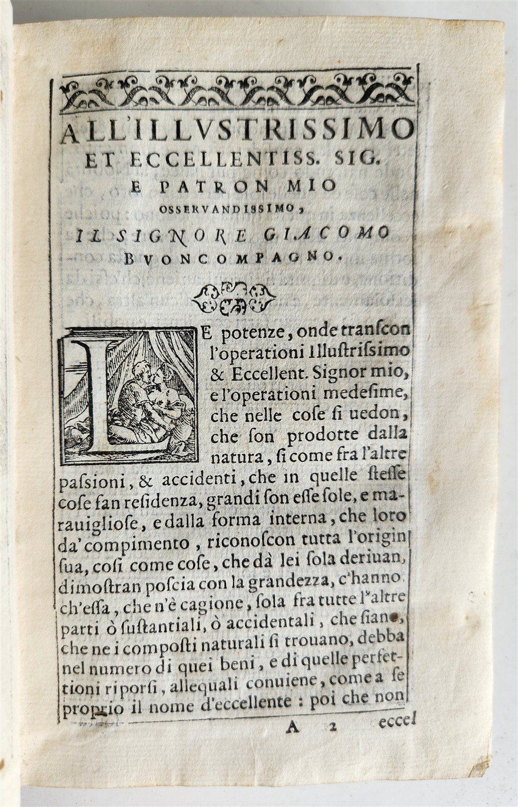 1575 I DISCORSI di M. GREGORIO ZU'COLLO NOBIL FAVENT antique VELLUM 16th century