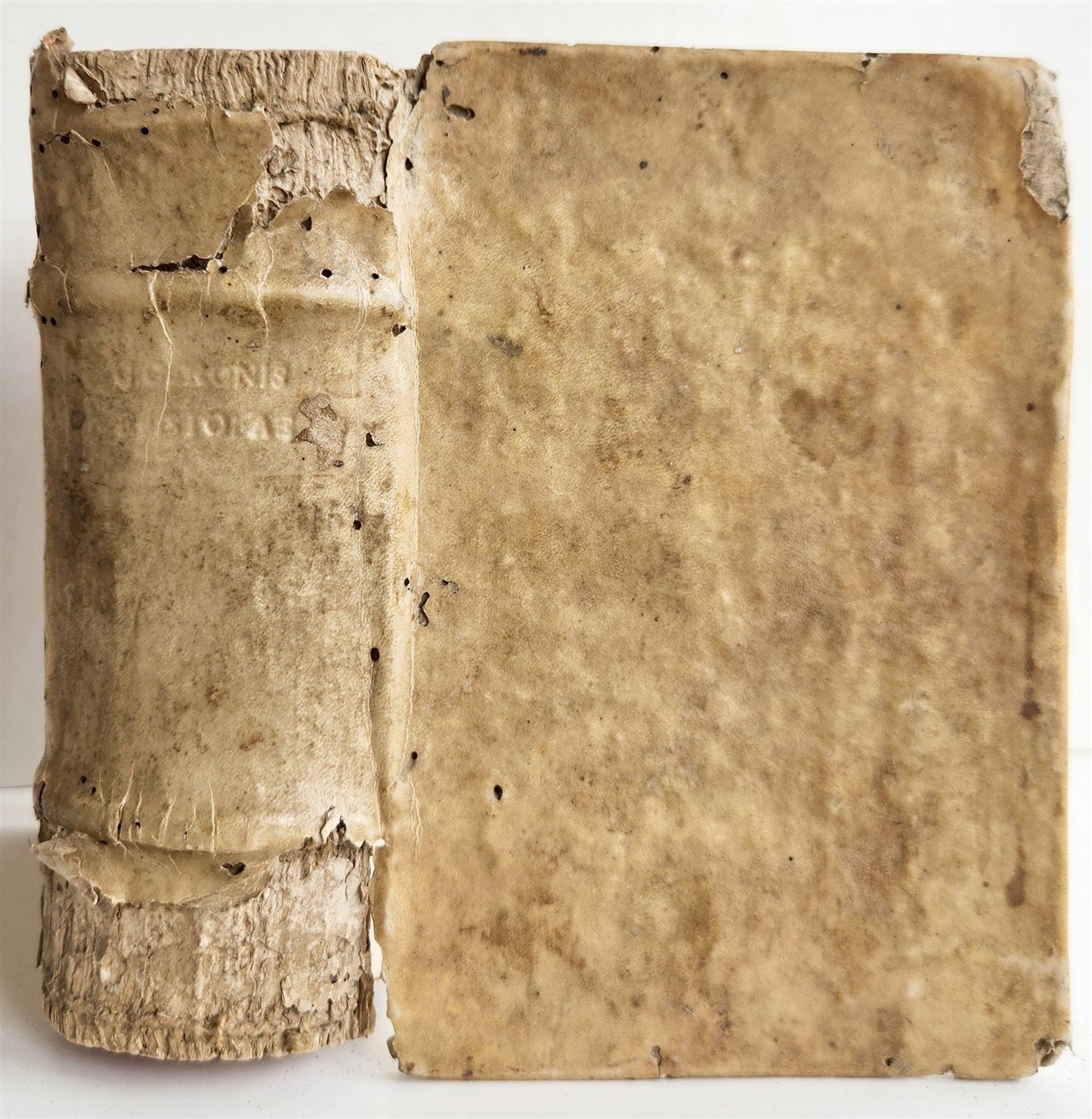 1540 ALDINE PRESS CICERO antique VELLUM 16th century RARE