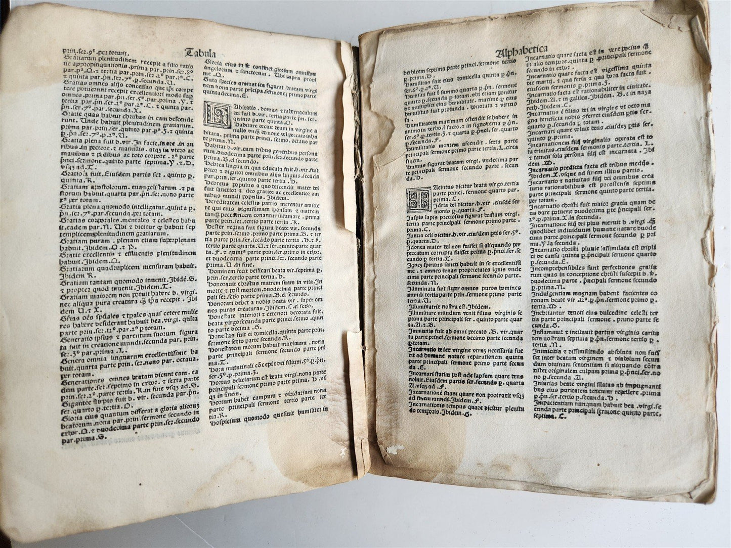 1493 INCUNABULA MARIALE by BERNARDINUS DE BUSTI antique Incunable 15th CENTURY