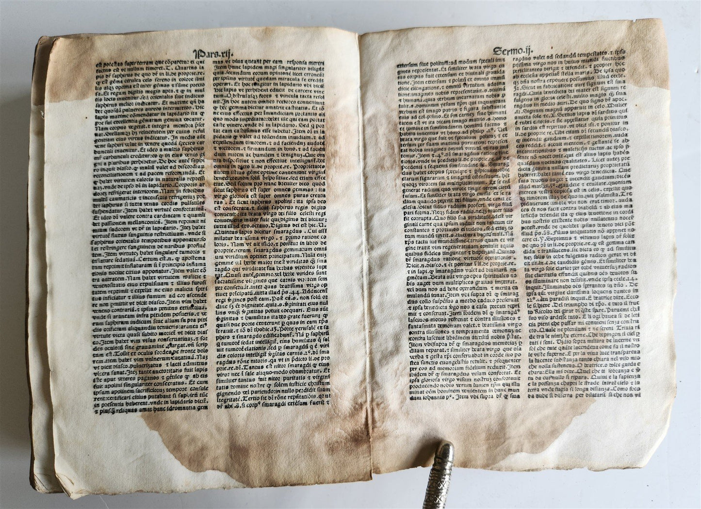 1493 INCUNABULA MARIALE by BERNARDINUS DE BUSTI antique Incunable 15th CENTURY