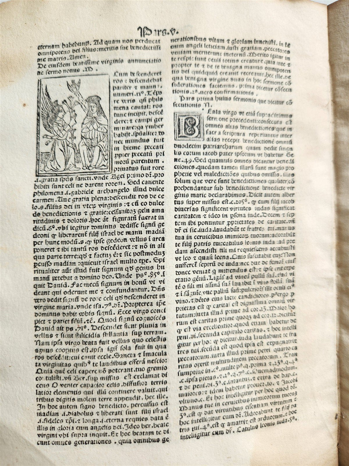 1493 INCUNABULA MARIALE by BERNARDINUS DE BUSTI antique Incunable 15th CENTURY