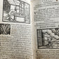 1646 AESOP FABLES FULLY ILLUSTRATED antique VELLUM BOUND 17th CENTURY