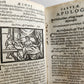 1646 AESOP FABLES FULLY ILLUSTRATED antique VELLUM BOUND 17th CENTURY