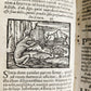 1646 AESOP FABLES FULLY ILLUSTRATED antique VELLUM BOUND 17th CENTURY