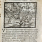 1646 AESOP FABLES FULLY ILLUSTRATED antique VELLUM BOUND 17th CENTURY