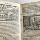 1646 AESOP FABLES FULLY ILLUSTRATED antique VELLUM BOUND 17th CENTURY