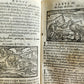 1646 AESOP FABLES FULLY ILLUSTRATED antique VELLUM BOUND 17th CENTURY