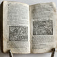 1646 AESOP FABLES FULLY ILLUSTRATED antique VELLUM BOUND 17th CENTURY
