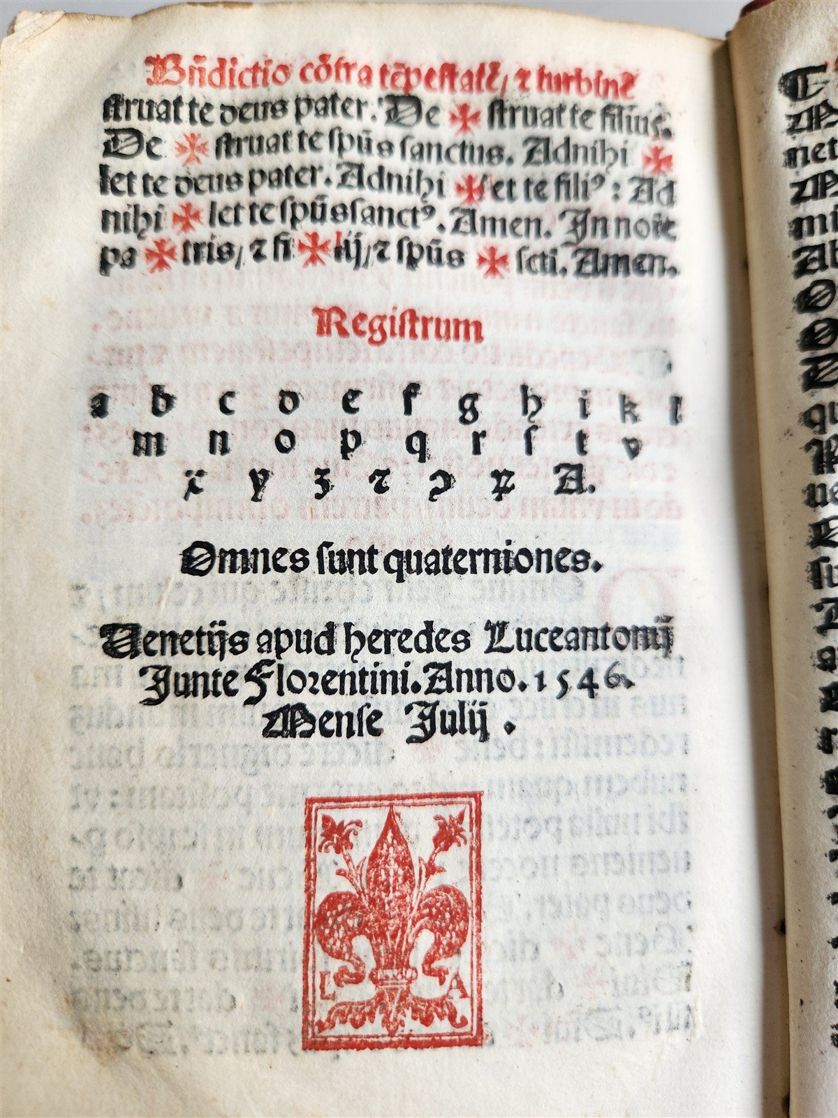 1546 Baptismale sive Cathecumenus antique 16th CENTURY w/ woodcuts Giuntina