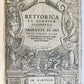 1551 ARISTOTLE antique RETTORICA et POETICA D'ARISTOTILE 16th CENT.