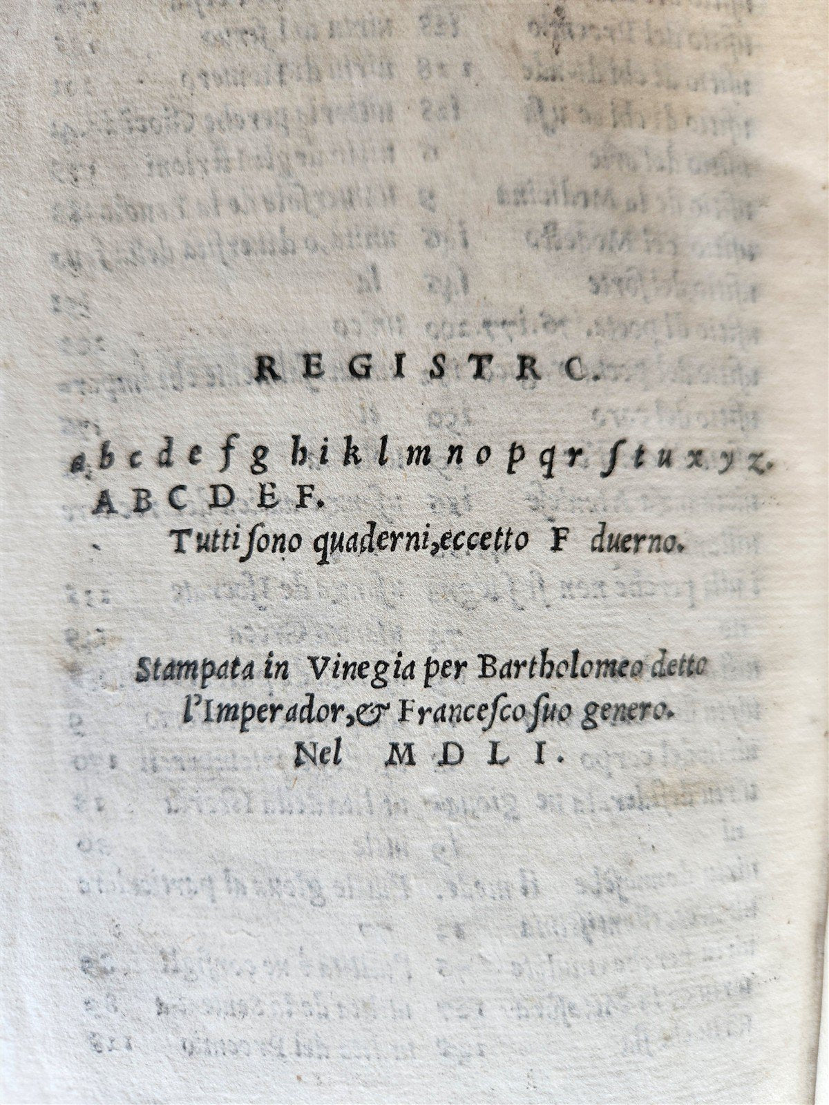 1551 ARISTOTLE antique RETTORICA et POETICA D'ARISTOTILE 16th CENT.