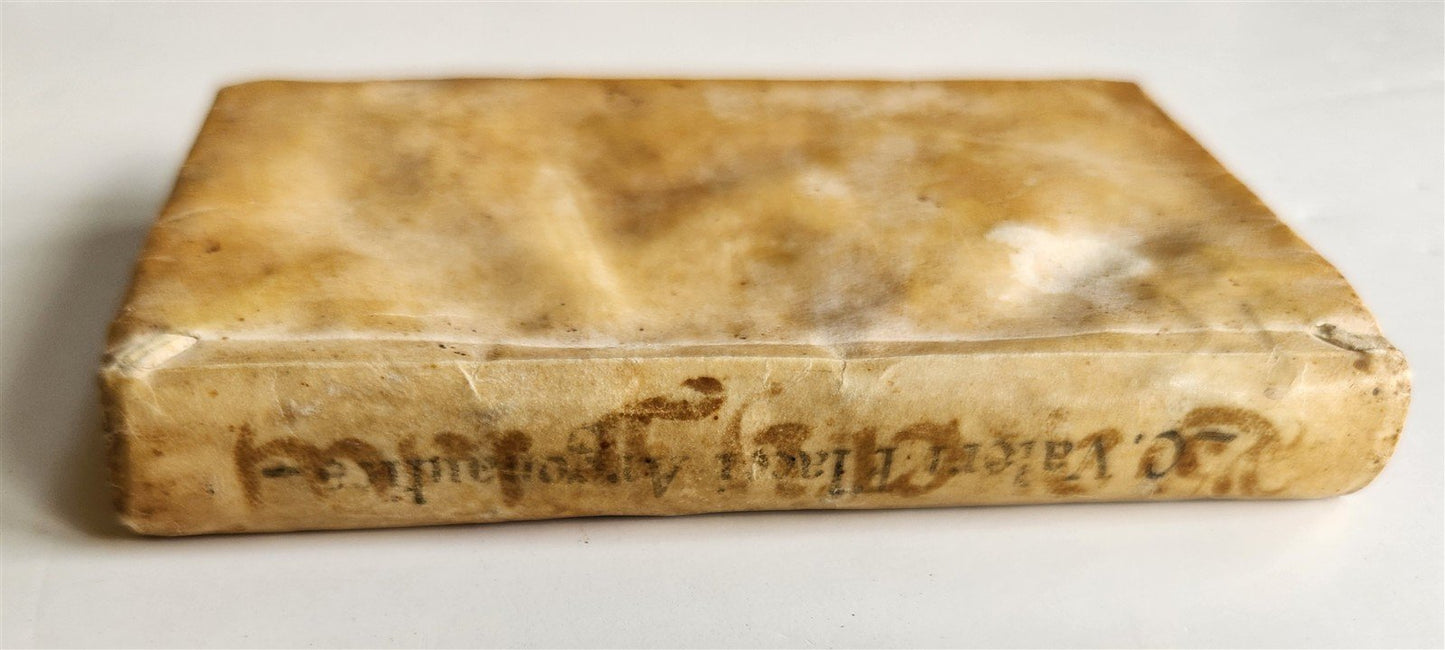 1548 ARGONAUTICA by VALERIUS FLACCUS antique POETRY vellim binding