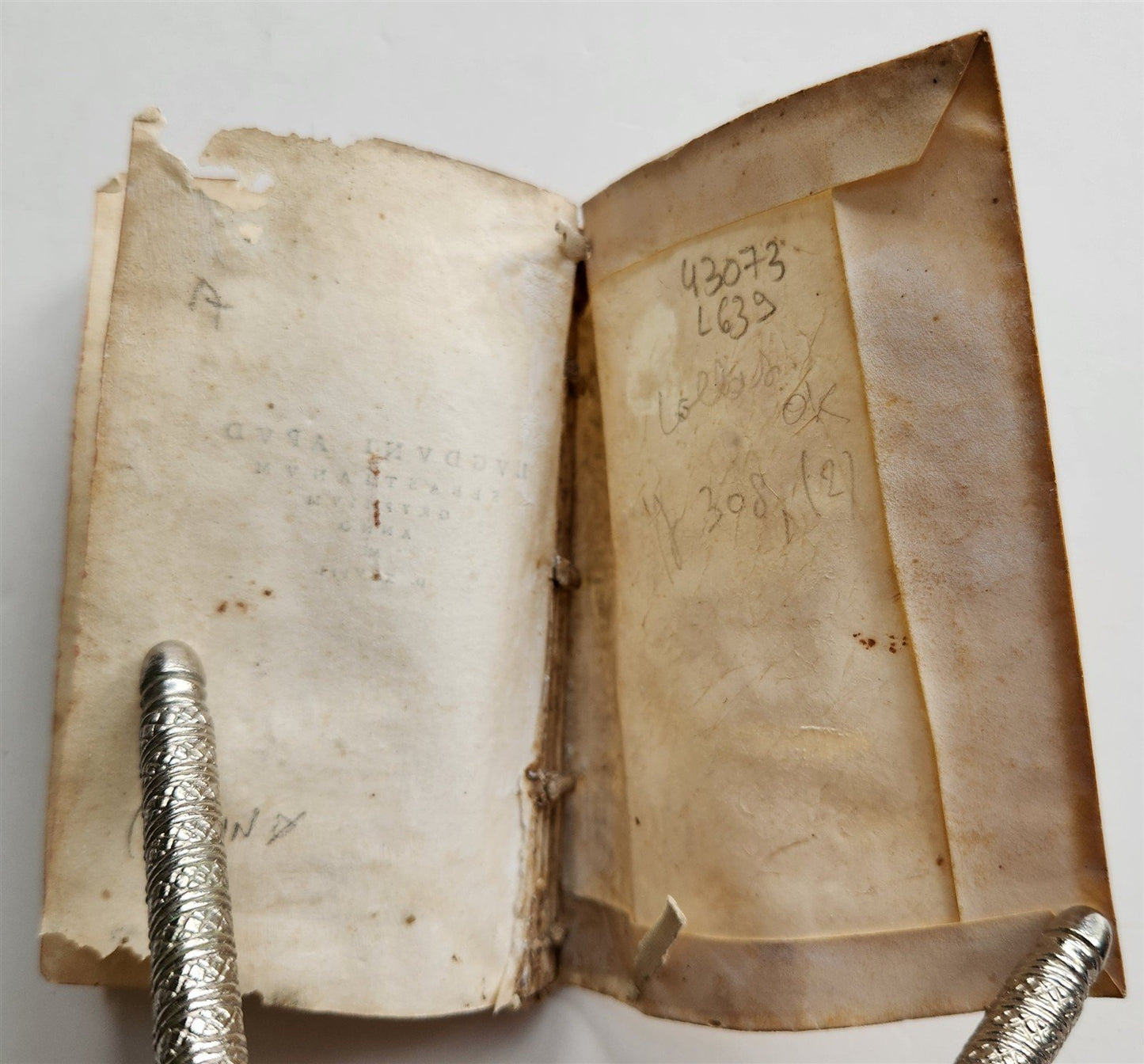 1548 ARGONAUTICA by VALERIUS FLACCUS antique POETRY vellim binding