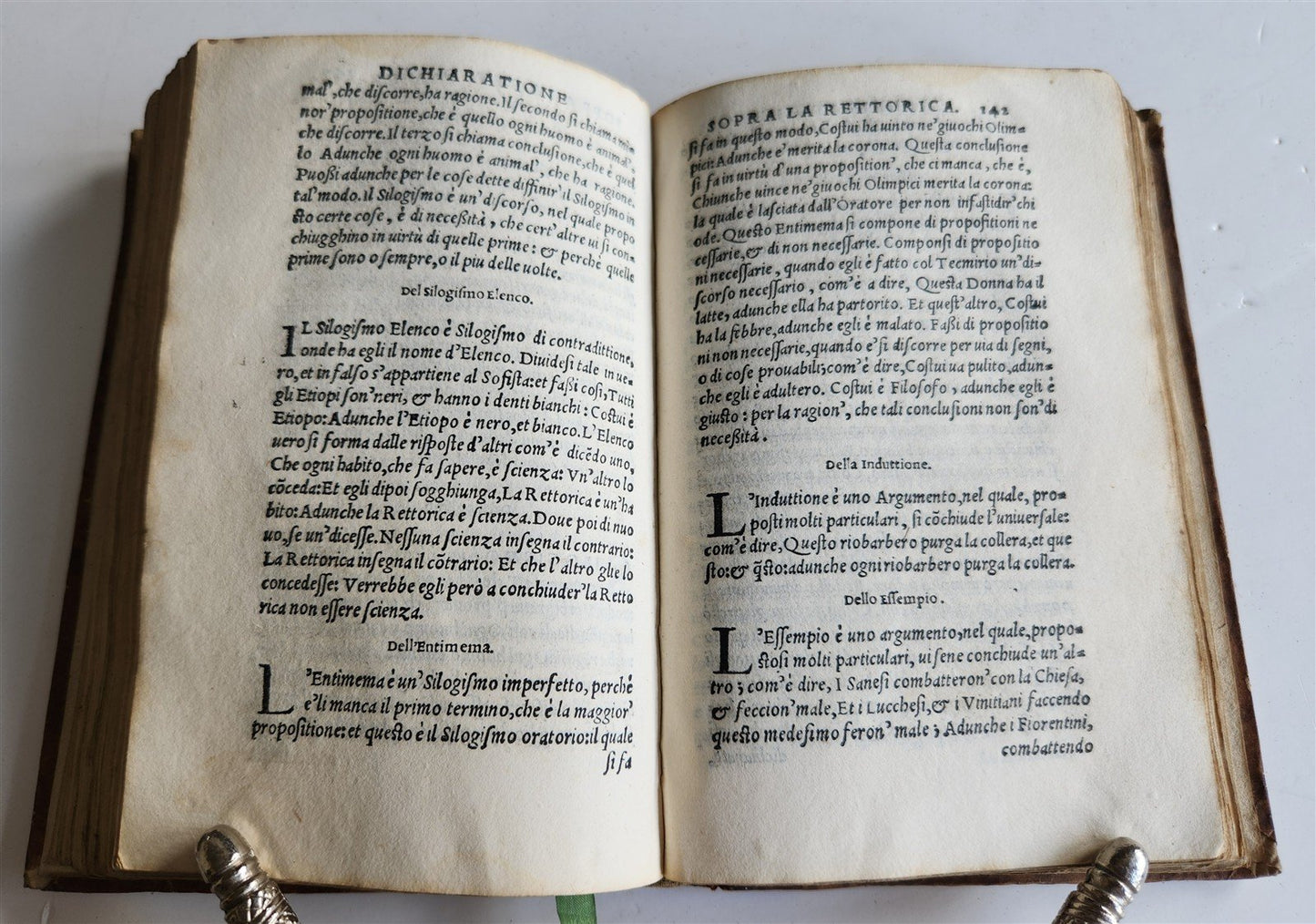 1551 ARISTOTLE antique RETTORICA et POETICA D'ARISTOTILE 16th CENT.