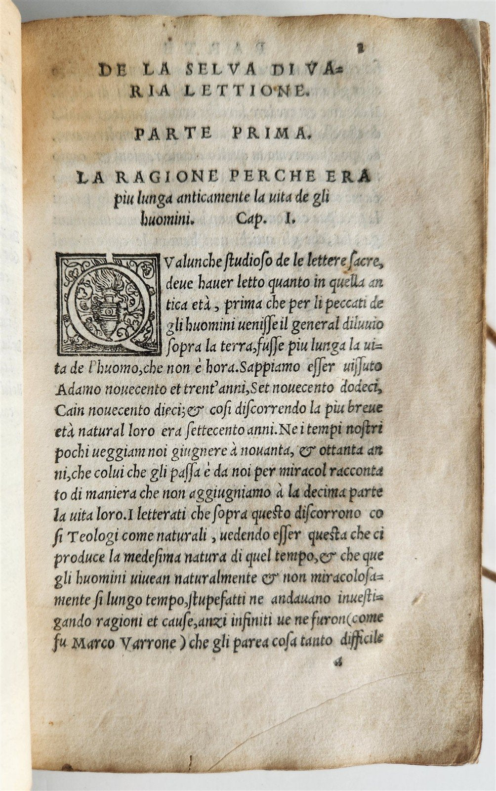 1550 Pietro Messia DELLA SELVA DI VARIA LETTIONE antique ENCYCLOPEDIA RARE