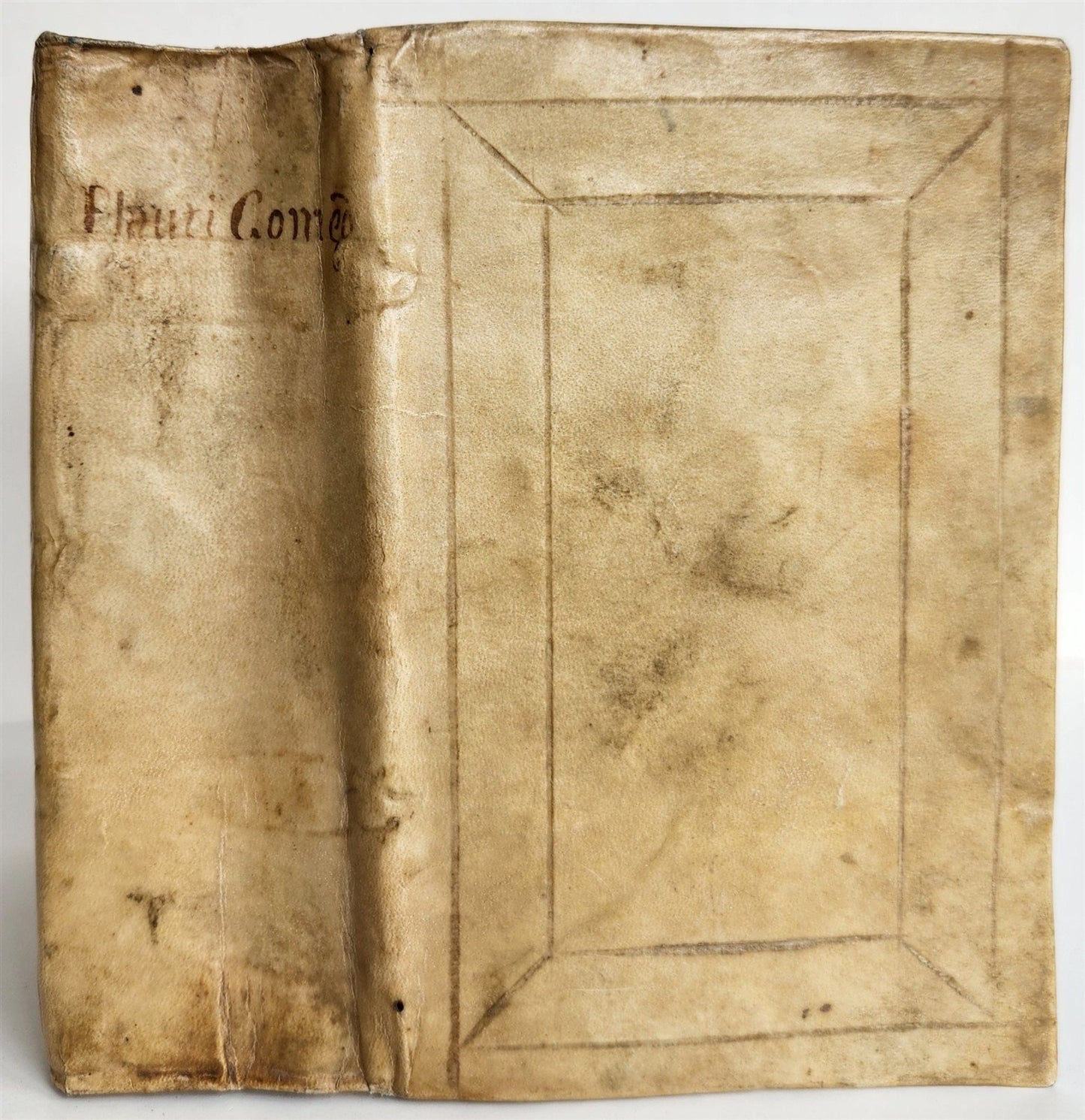 1522 POST-INCUNABULA GIUNTA EDITION of PLAUTUS COMEDIES antique VELLUM BOUND