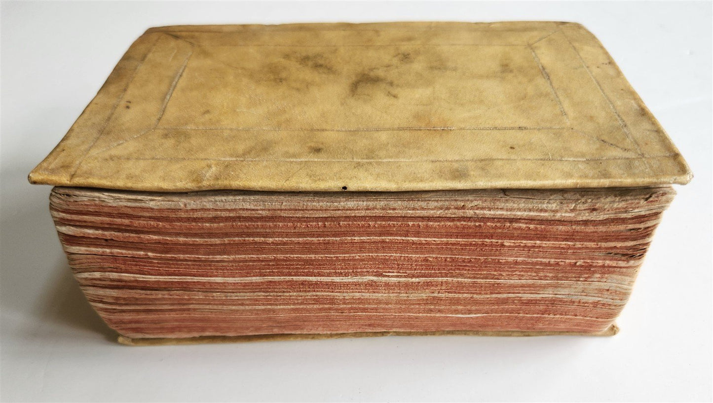 1522 POST-INCUNABULA GIUNTA EDITION of PLAUTUS COMEDIES antique VELLUM BOUND