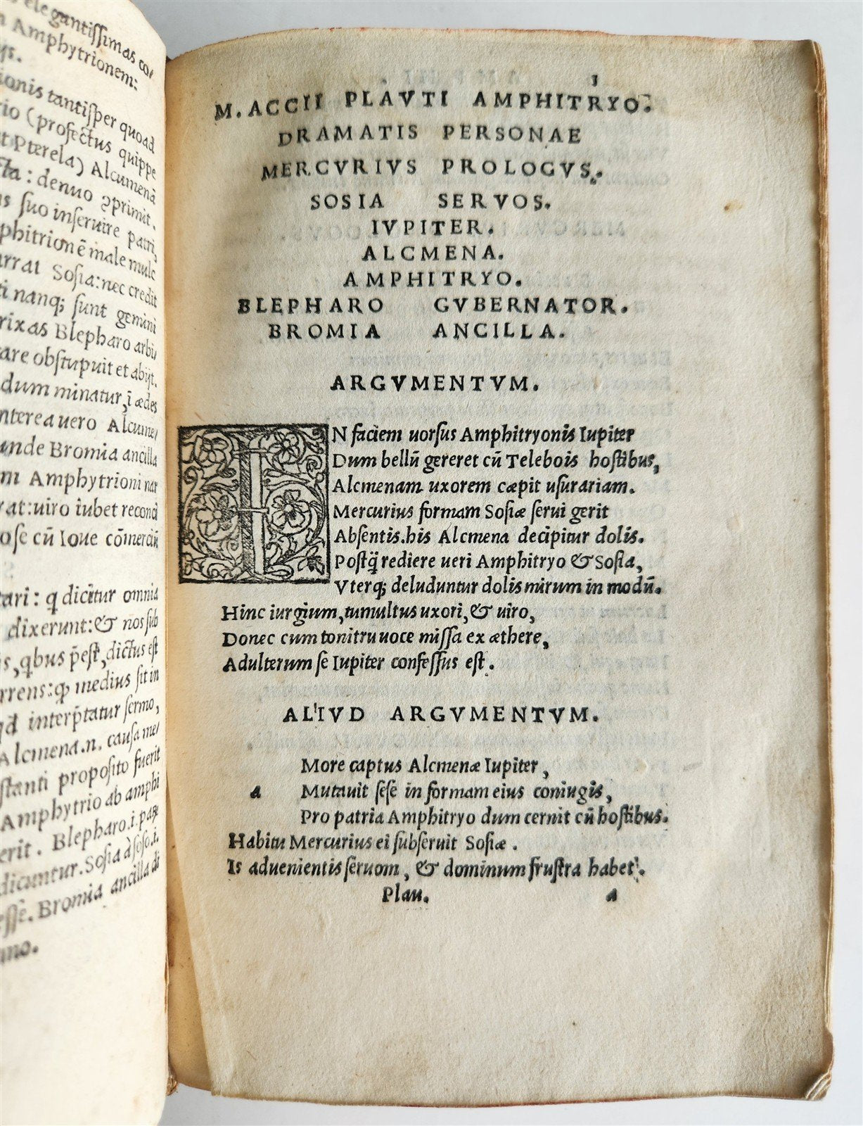 1522 POST-INCUNABULA GIUNTA EDITION of PLAUTUS COMEDIES antique VELLUM BOUND