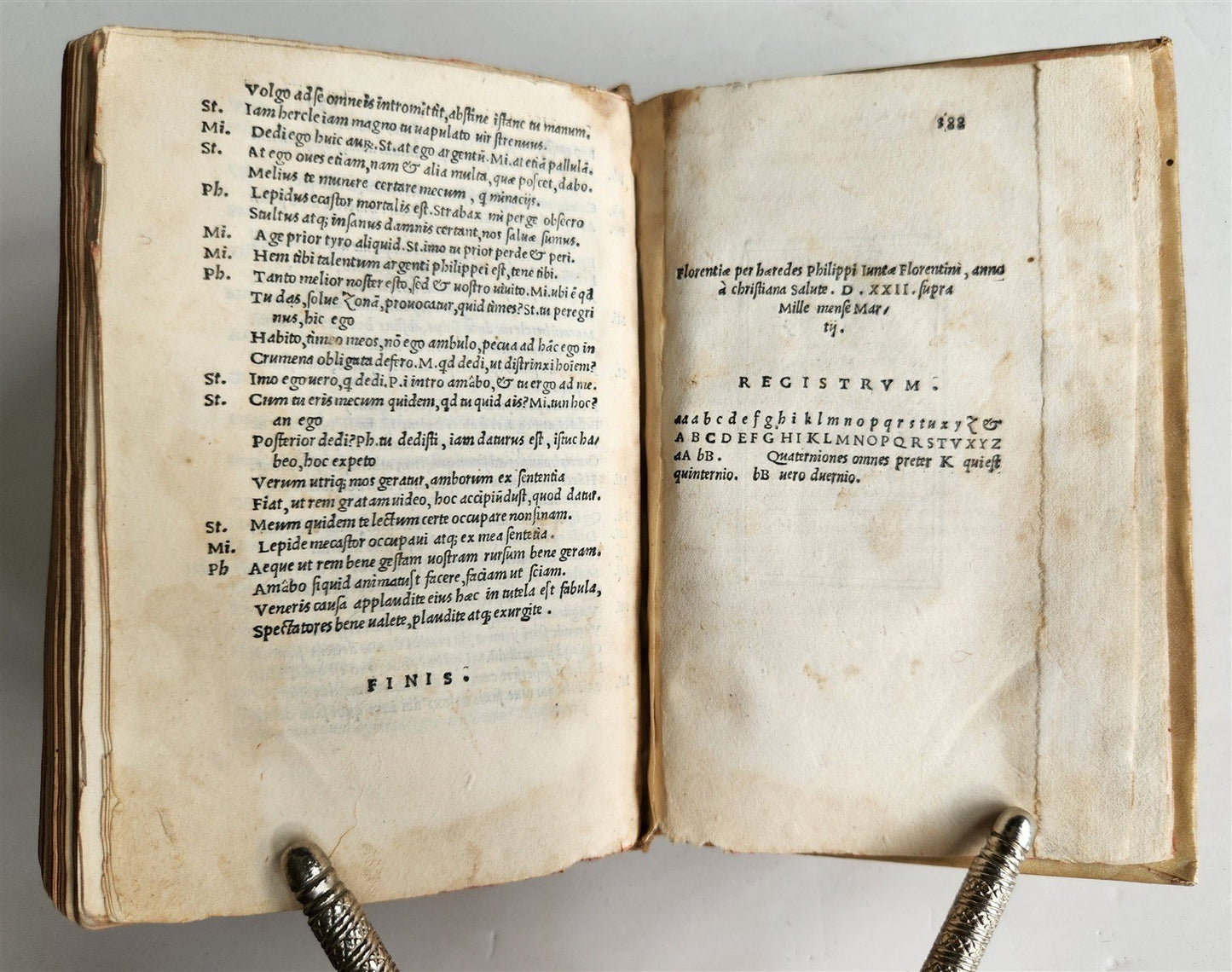 1522 POST-INCUNABULA GIUNTA EDITION of PLAUTUS COMEDIES antique VELLUM BOUND