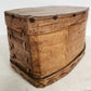 19th century SCANDINAVIAN BENTWOOD BOX large BREAD STORAGE CONTAINER antique
