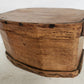 19th century SCANDINAVIAN BENTWOOD BOX large BREAD STORAGE CONTAINER antique