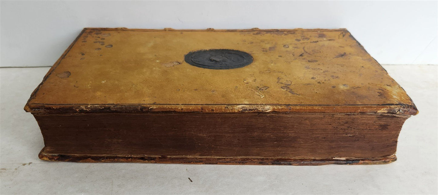 1588 Oeconomia Hippocratis antique MEDICAL 16th CENTURY