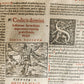 1558 LAW BOOK antique MASSIVE 16th C. FOLIO illustrated VOLUMEN HOC COMPLECTITUR