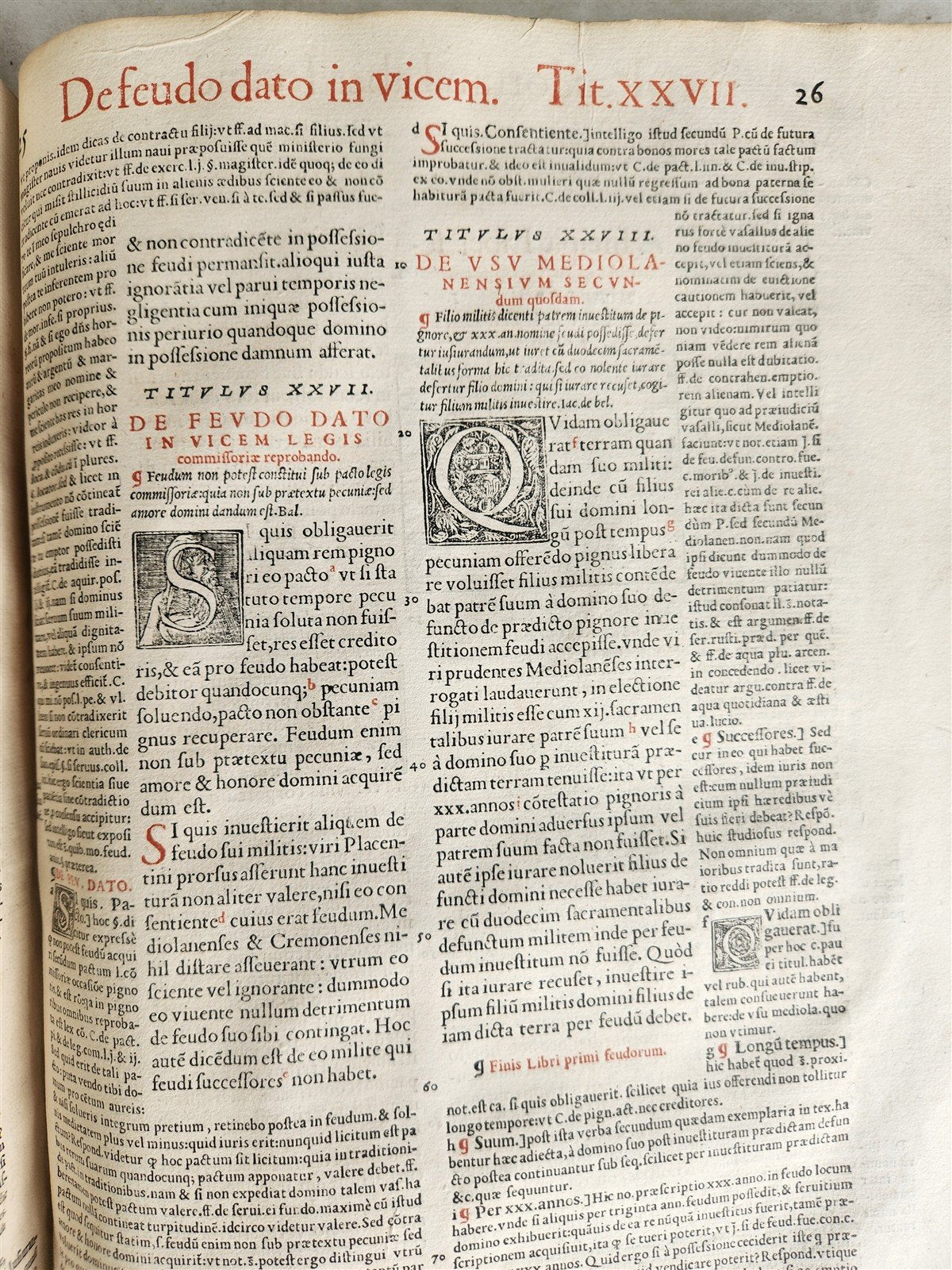 1558 LAW BOOK antique MASSIVE 16th C. FOLIO illustrated VOLUMEN HOC COMPLECTITUR