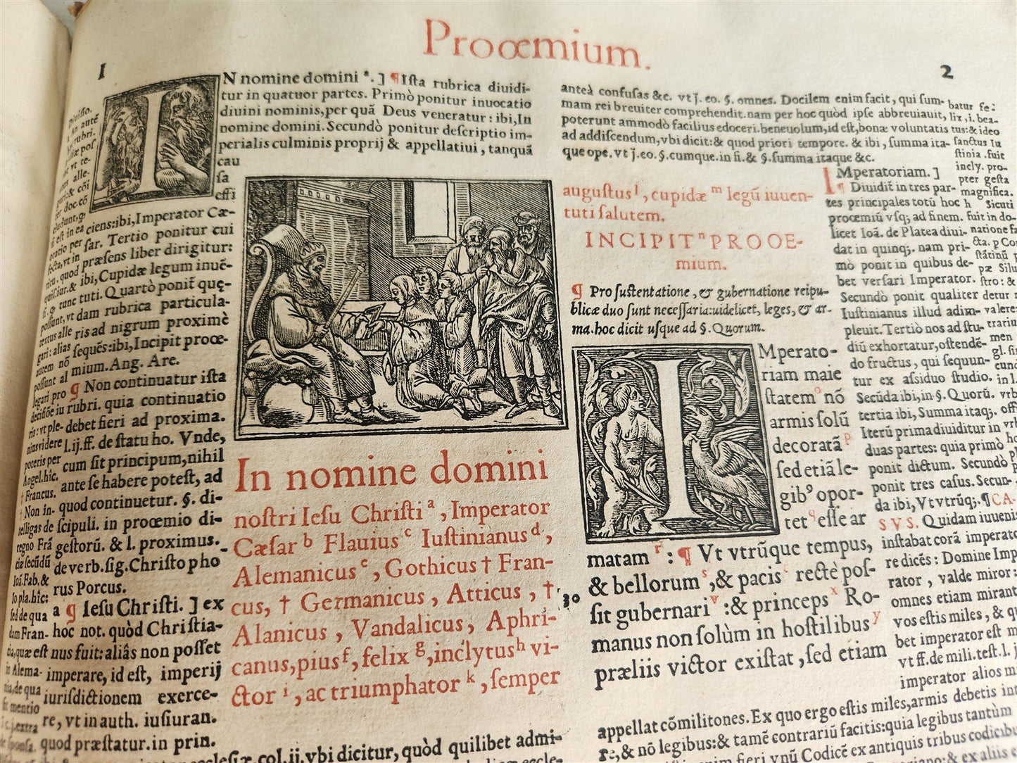 1558 LAW BOOK antique MASSIVE 16th C. FOLIO illustrated VOLUMEN HOC COMPLECTITUR