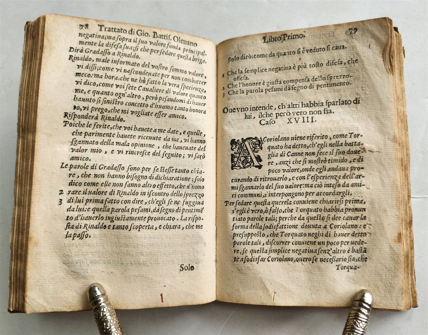 1605 LAW TREATISE antique TRATTATO di GIO.BATTISTA OLEUANO vellum