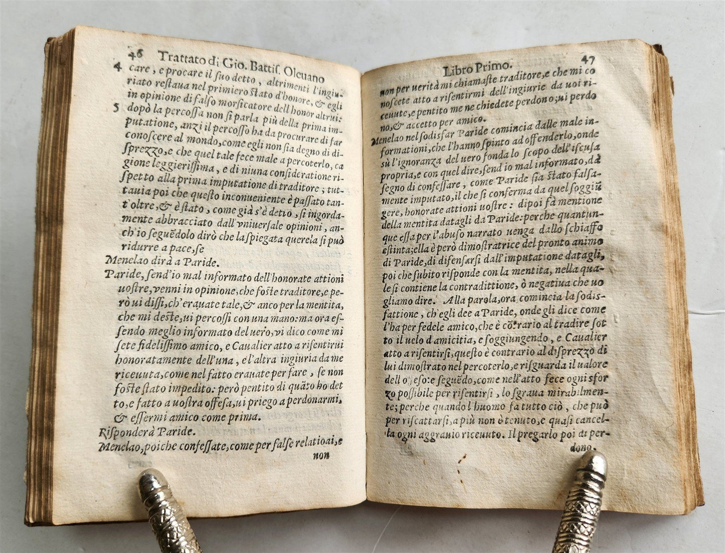 1605 LAW TREATISE antique TRATTATO di GIO.BATTISTA OLEUANO vellum