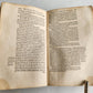 1593 PROTESTANT THEOLOGY by ZACHARIAE URSINI antique vellum 16th CENTURY
