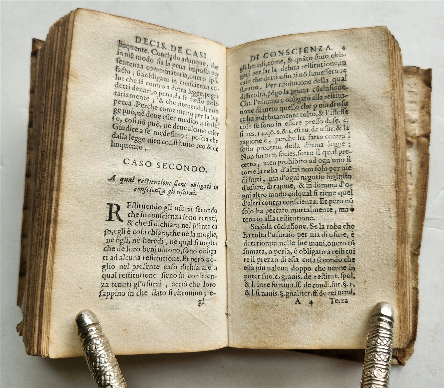 1589 CENTO CASI DI COSCIENZA by SERAFINO RAZZI antique ILLUSTRATED vellum 16th C