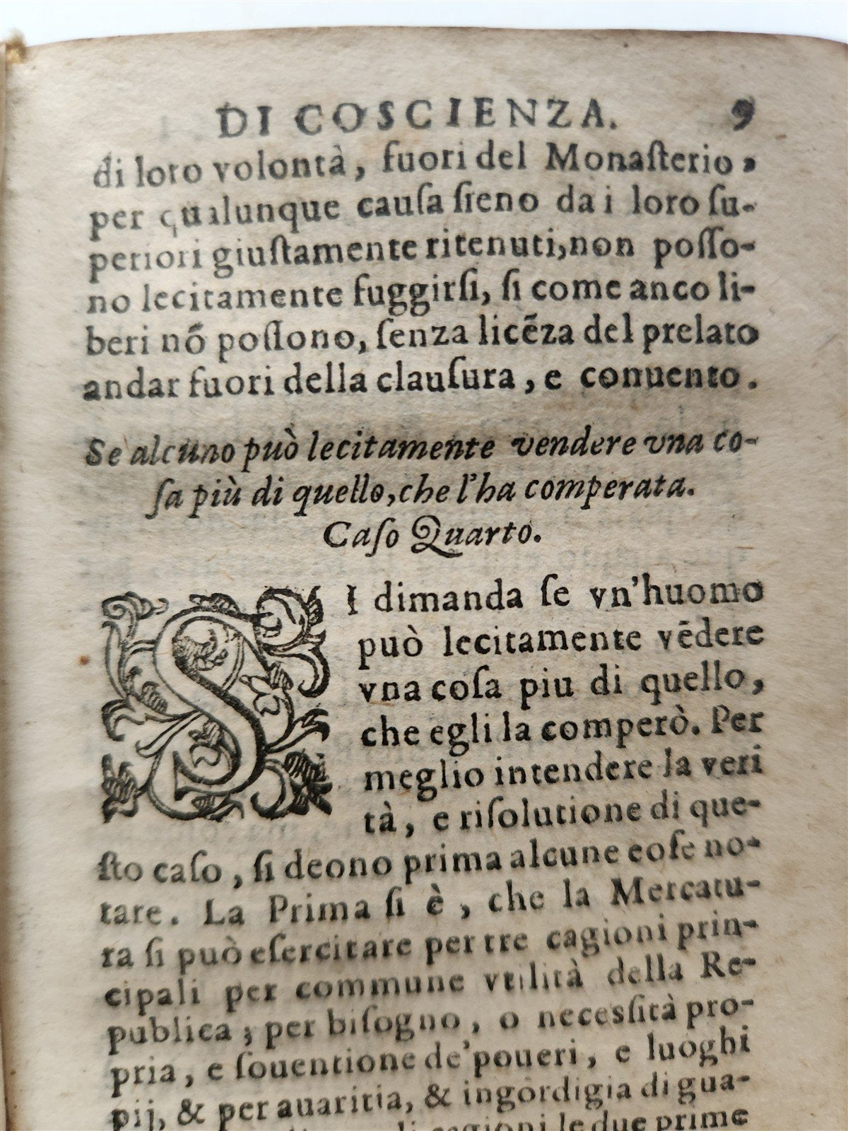1589 CENTO CASI DI COSCIENZA by SERAFINO RAZZI antique ILLUSTRATED vellum 16th C