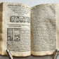 1559 AVISO DE FAVORITI ET DOTTRINA DE CORTIGIANI antique vellum binding 16th C