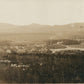 MAINE TOWN BIRDS EYE VIEW ANTIQUE REAL PHOTO POSTCARD RPPC