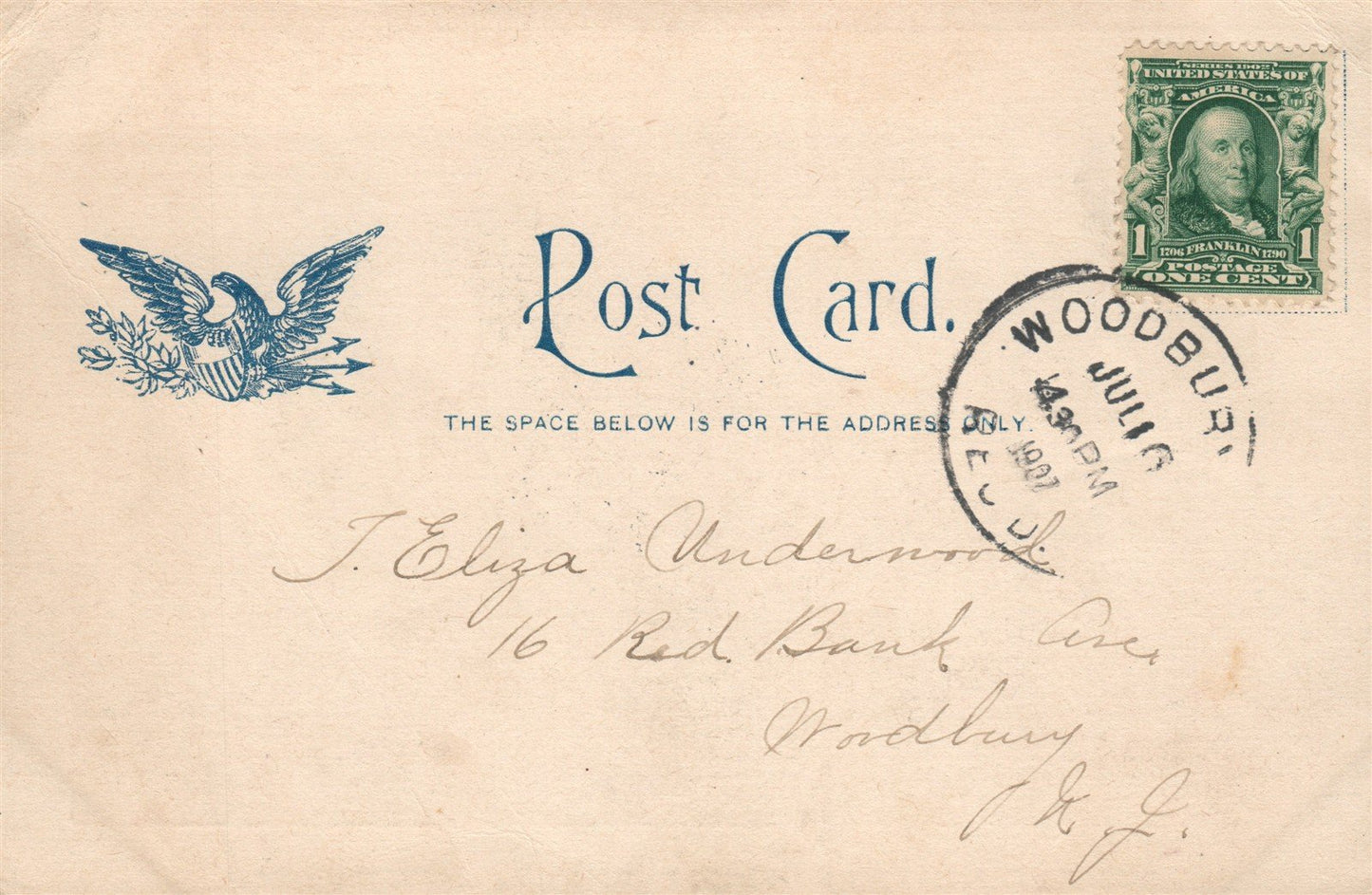 BERLIN MD BUCKINGHAM HIGH SCHOOL ANTIQUE POSTCARD