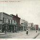 TRAVERSE CITY MI FRONT STREET ANTIQUE POSTCARD