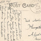 ROCKLAND MI BIRDS EYE VIEW ANTIQUE POSTCARD