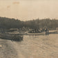 BEULAH MI BOAT LANDING ANTIQUE REAL PHOTO POSTCARD RPPC