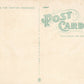 SANTA FE HOTELS STATES MAP ANTIQUE POSTCARD