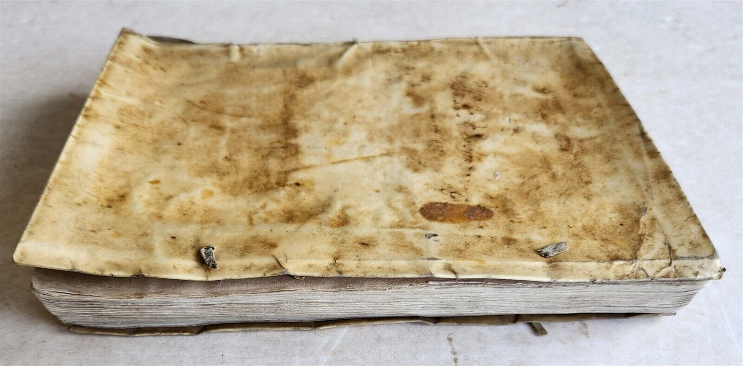 1513 POST-INCUNABULA HISTORY of FRANCISCANS ORDER antique Vellum Bound RARE