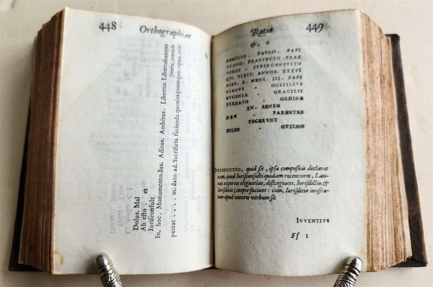 1566 ALDINE PRESS ORTHOGRAPHIAE RATION Ab. ALDO MANUTIO antique 16th CENTURY