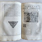 1690 BIBLE in LATIN FULLY ILLUSTRATED antique 17th CENTURY