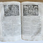 1690 BIBLE in LATIN FULLY ILLUSTRATED antique 17th CENTURY
