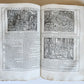 1690 BIBLE in LATIN FULLY ILLUSTRATED antique 17th CENTURY